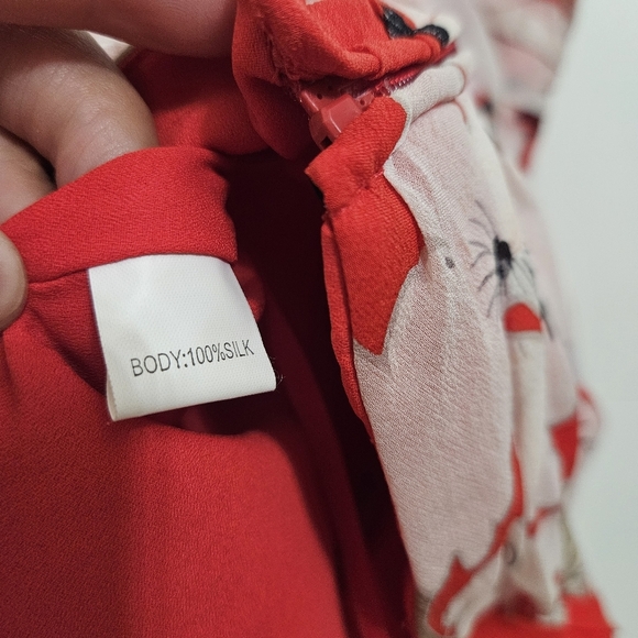 Kay Unger 100% Silk Corset Style Pleated Top - Picture 10 of 10